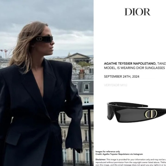 Dior Black Sunglasses - Picture 5 of 7